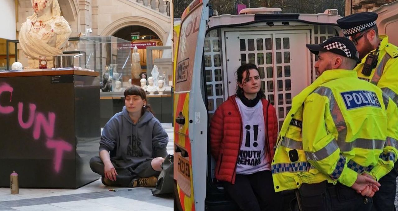 Who are the alleged JMS vandals?