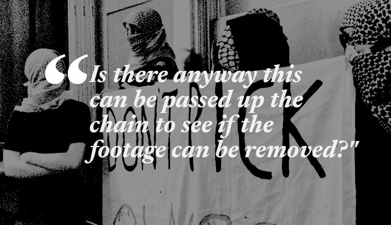 University Officials sought removal of Justice for Palestine Instagram Posts